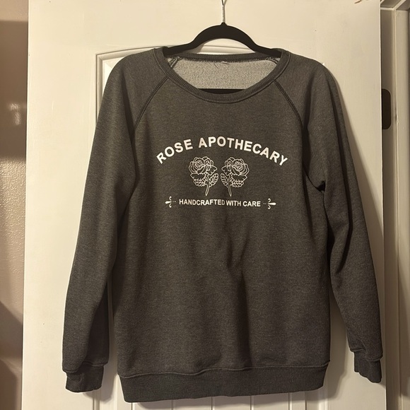 Sweaters - Schitt’s Creek Rose Apothecary, gray sweatshirt large